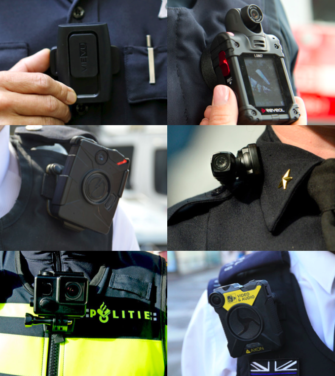 Bodycams of different manufacturers